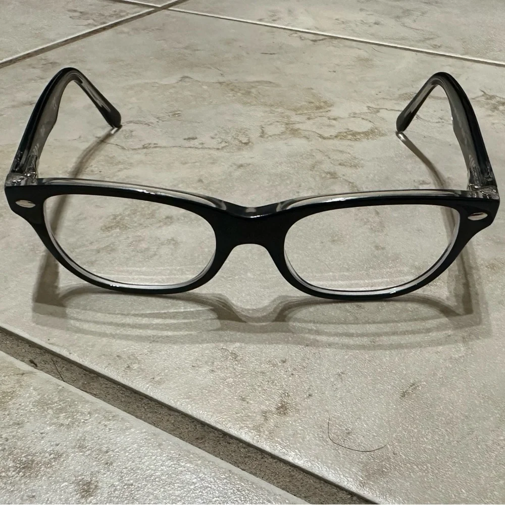 Ray-Ban Junior RB1555 3529 Black Eyeglasses Frames 46-16 125